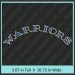 Warriors Rhinestone Transfer CRT259