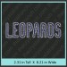 Leopards Rhinestone Transfer CRT267
