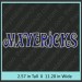 Mavericks Rhinestone Transfer CRT274