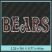 Bears Rhinestone Transfer CRT275