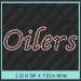 Oilers Rhinestone Transfer CRT298