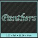 Panthers Rhinestone Transfer CRT299