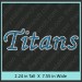 Titans Rhinestone Transfer CRT301