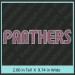 Panthers Rhinestone Transfer CRT310 