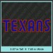 Texans Rhinestone Transfer CRT311