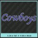 Cowboys Rhinestone Transfer CRT318