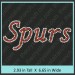 Spurs Rhinestone Transfer CRT322