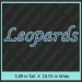 Leopards Rhinestone Transfer CRT325
