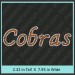 Cobras Rhinestone Transfer CRT326