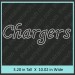 Chargers Rhinestone Transfer CRT327