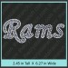 Rams Rhinestone Transfer CRT330