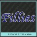 Fillies Rhinestone Transfer CRT333