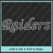 Raiders Rhinestone Transfer CRT344