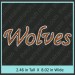 Wolves Rhinestone Transfer CRT347