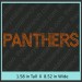 Panthers Rhinestone Transfer CRT358