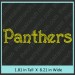 Panthers Rhinestone Transfer CRT359