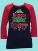 Merry Elfin' Christmas Rhinestone and Glitter Tee THV022