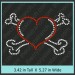 Heart and Crossbones Transfer CRY022
