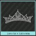 Tiara Rhinestone Transfer CRY023c