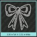 Bow Rhinestone Transfer CRY027c