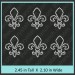 Fleur de lis Rhinestone Transfer CRY038