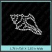Shell (Small) Rhinestone Transfer CRY150c